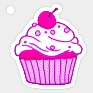 Strawberry Cupcake Lover Sticker